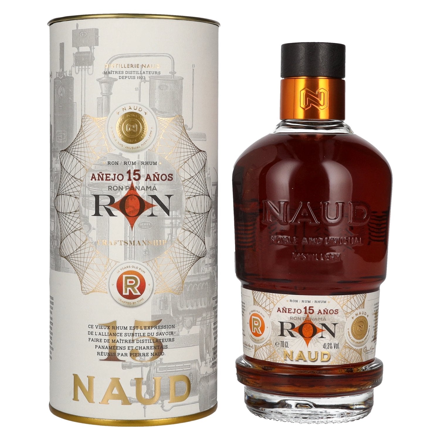 Naud Anejo 15 Anos Ron Panama 41,3% Vol. 0,7l in Giftbox