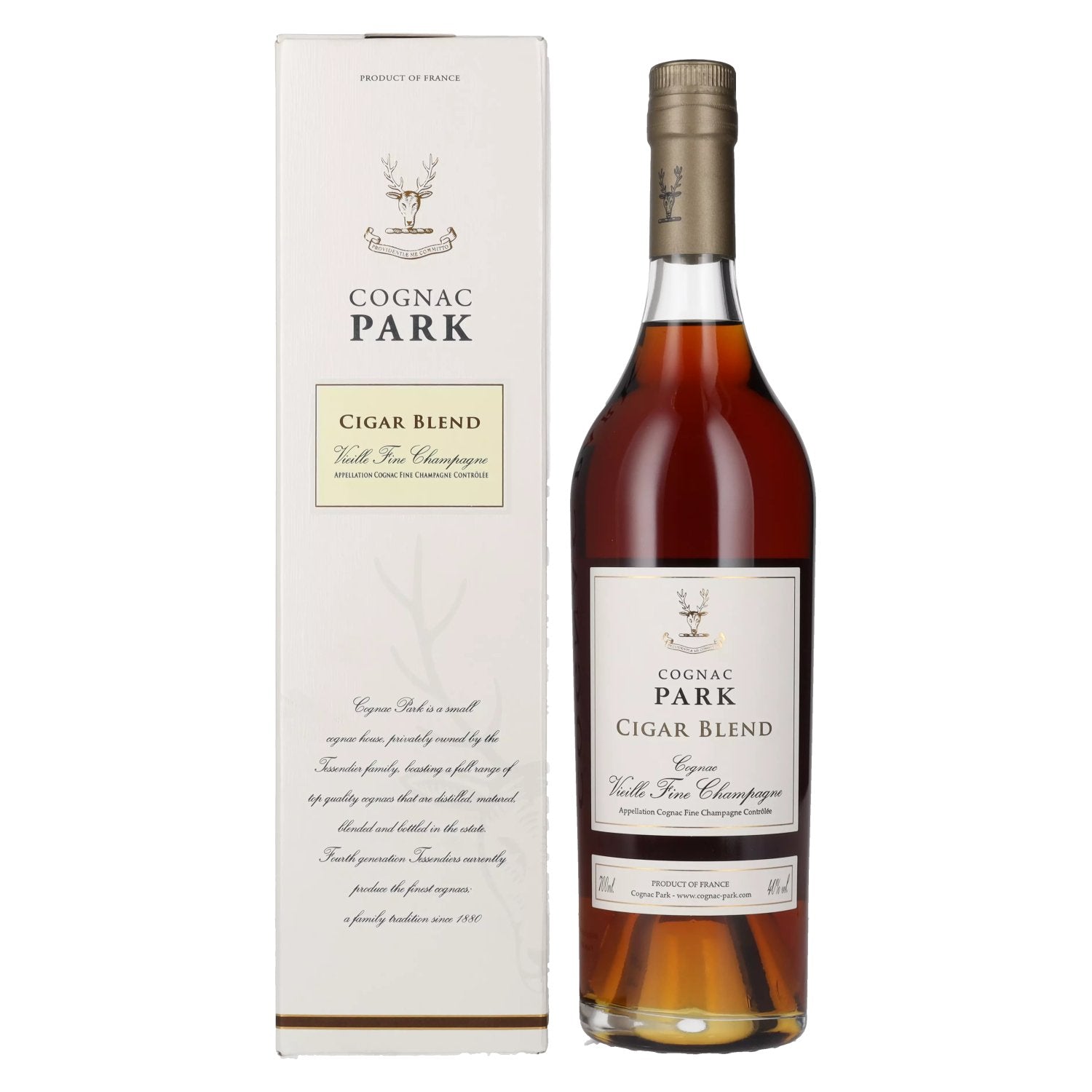 Cognac Park CIGAR BLEND Vieille Fine Champagne 40% Vol. 0,7l in Giftbox