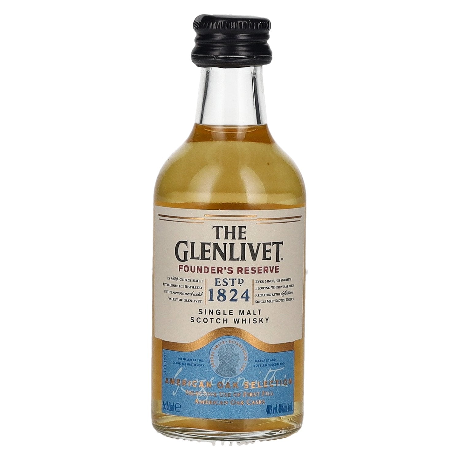 The Glenlivet FOUNDER'S RESERVE American Oak Selection 40% Vol. 0,05l