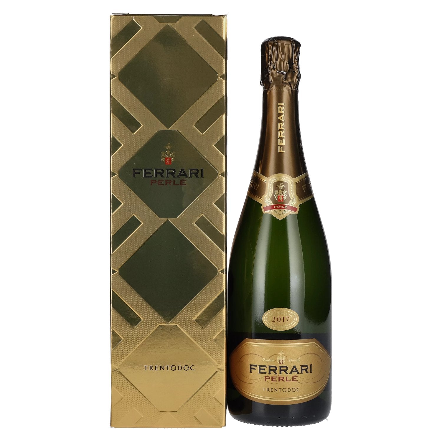 Ferrari PERLE Brut 2017 12,5% Vol. 0,75l in Giftbox