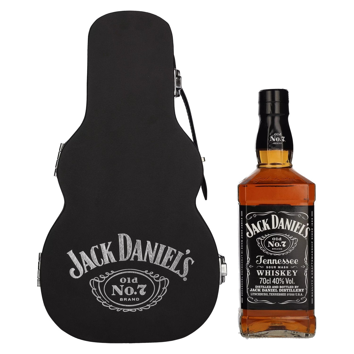 Jack Daniel's Tennessee Whiskey Guitar Case Edition 40% Vol. 0,7l in Giftbox