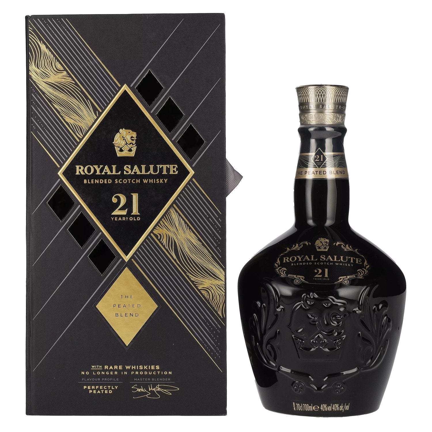 Royal Salute 21 Years Old THE PEATED BLEND 40% Vol. 0,7l in Giftbox