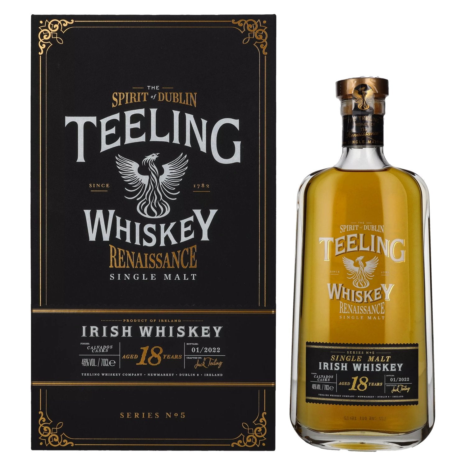 Teeling Whiskey 18 Years Old RENAISSANCE Single Malt Series No. 5 46% Vol. 0,7l in Giftbox