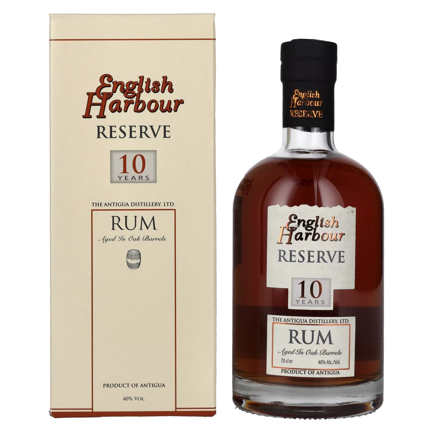 English Harbour RESERVE 10 Years Old Rum 40% Vol. 0,7l in Giftbox