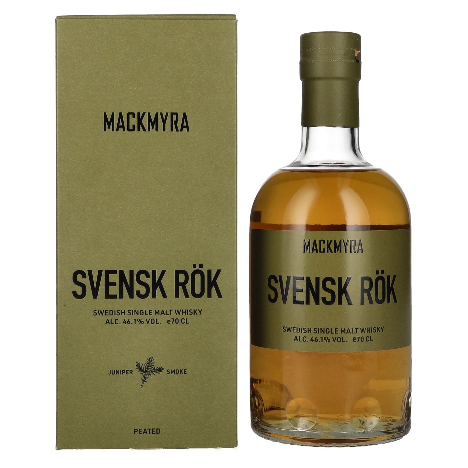 Mackmyra Svensk Roek Swedish Single Malt Whisky 46,1% Vol. 0,7l in Giftbox