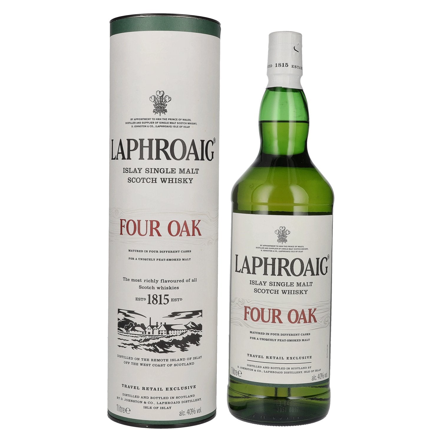 Laphroaig FOUR OAK 40% Vol. 1l in Giftbox