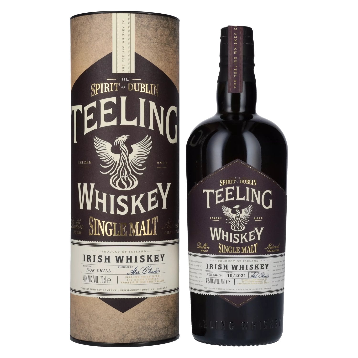 Teeling Whiskey SINGLE MALT Irish Whiskey 46% Vol. 0,7l in Giftbox