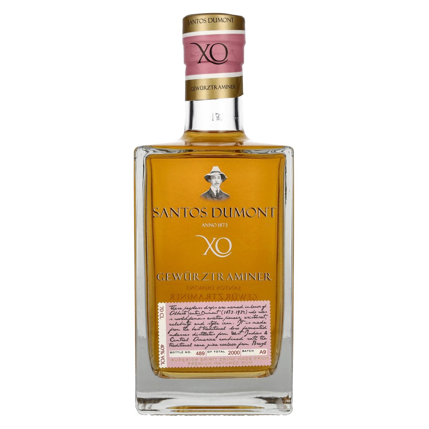 Santos Dumont XO Gewuerztraminer Superior Spirit Drink 40% Vol. 0,7l