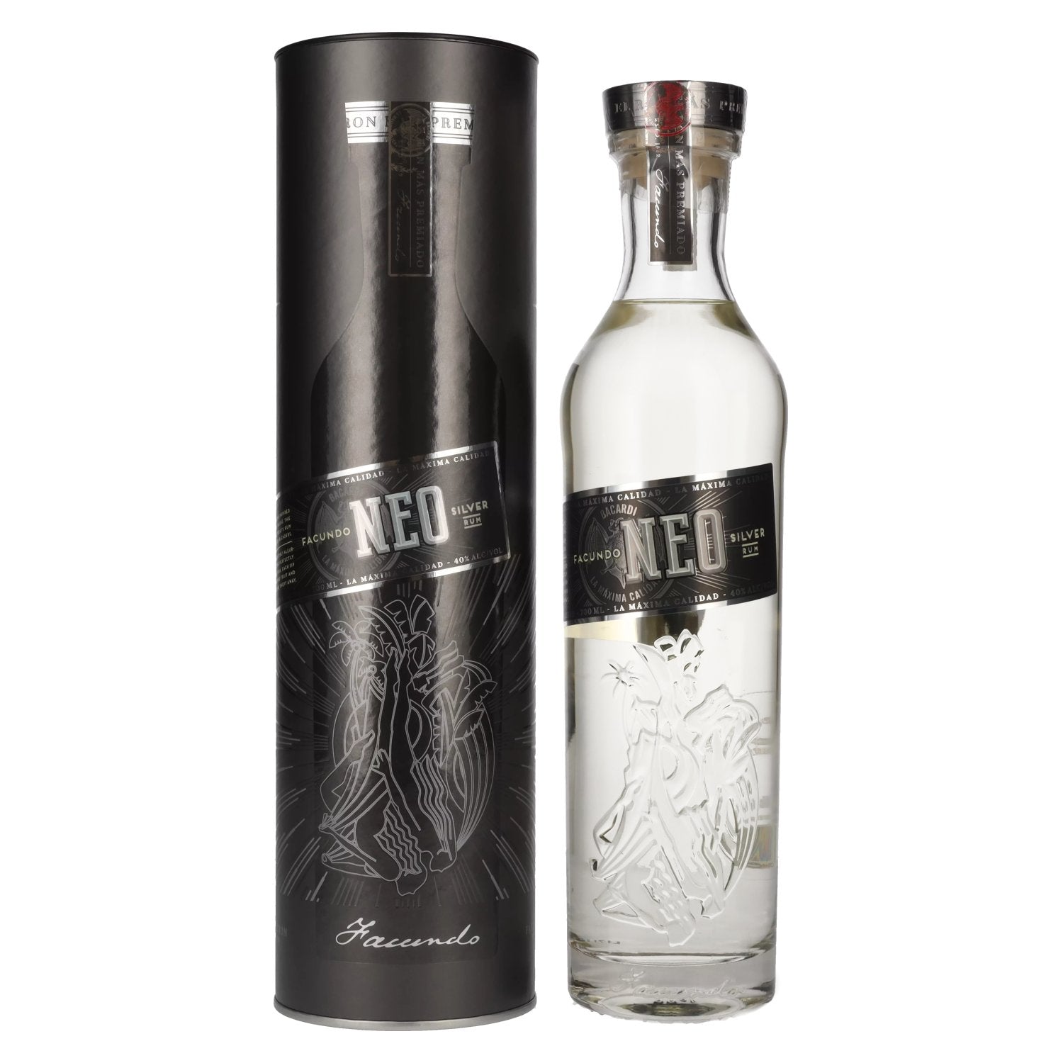 Facundo NEO Silver Rum 40% Vol. 0,7l in Giftbox