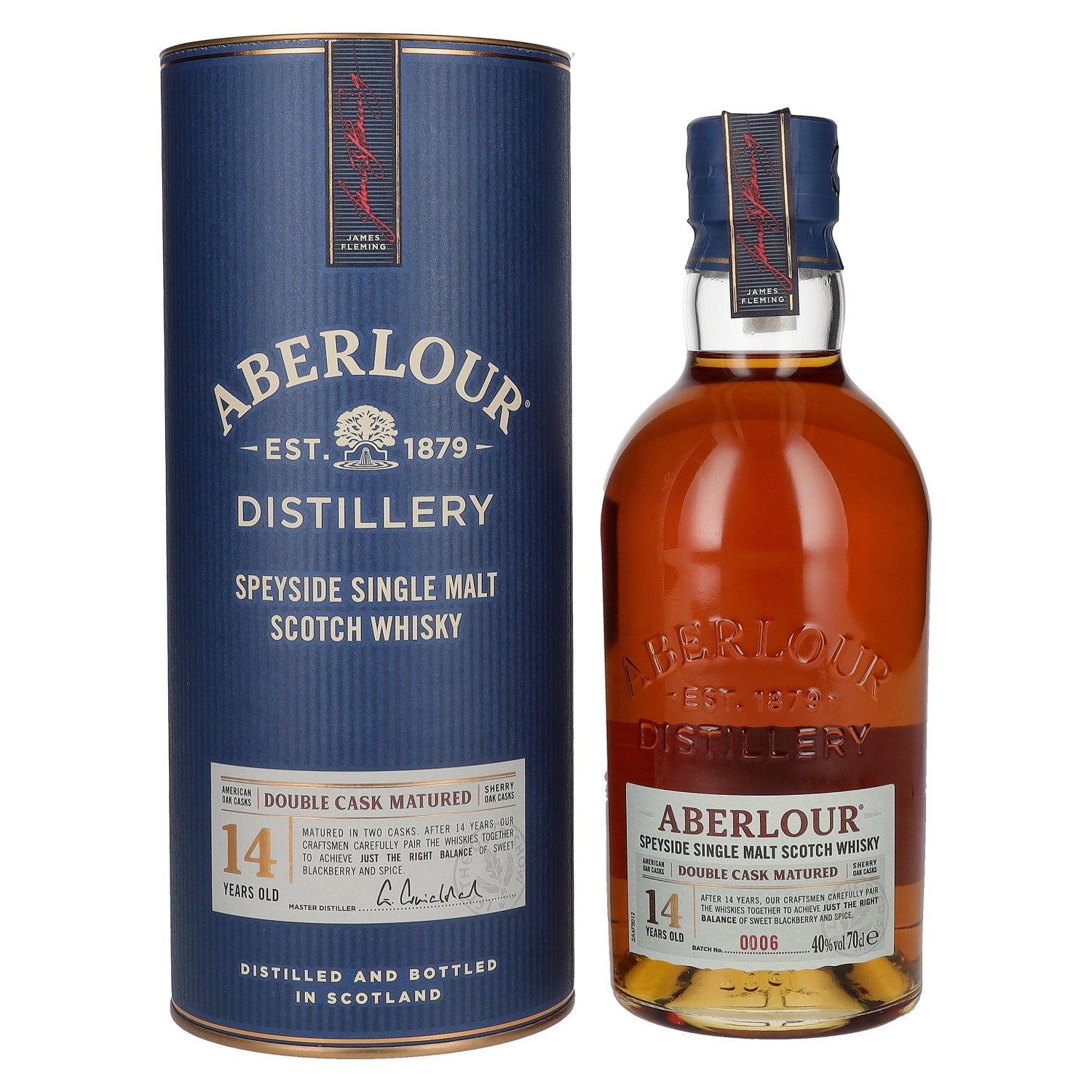 Aberlour 14 Years Old DOUBLE CASK MATURED Batch 0006 40% Vol. 0,7l in Giftbox