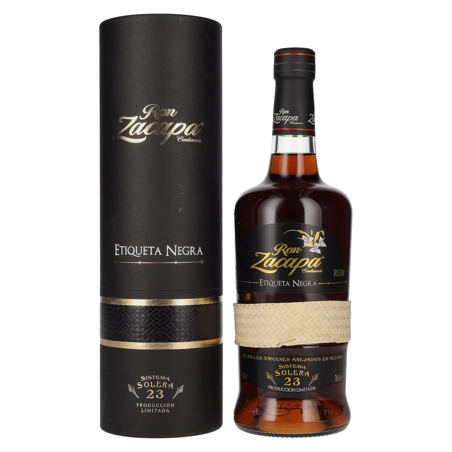 Ron Zacapa Centenario ETIQUETA NEGRA 23 Sistema Solera 43% Vol. 0,7l in Giftbox