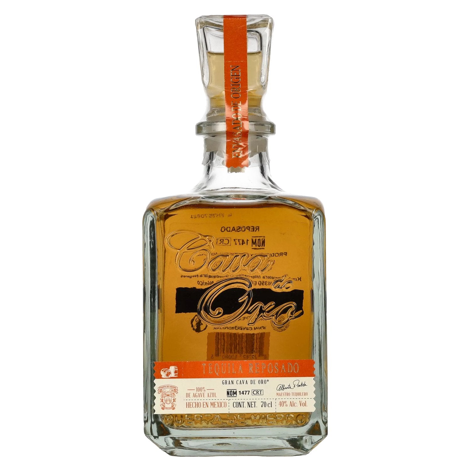 Gran Cava de Oro Tequila REPOSADO 100% de Agave Azul 40% Vol. 0,7l