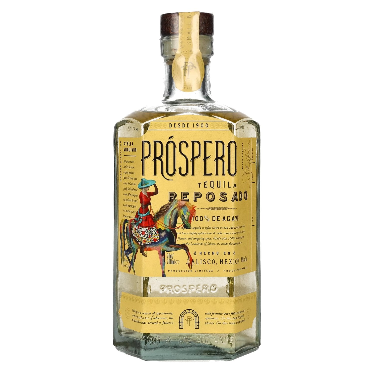 Prospero Tequila Reposado 100% De Agave by Rita Ora 40% Vol. 0,7l