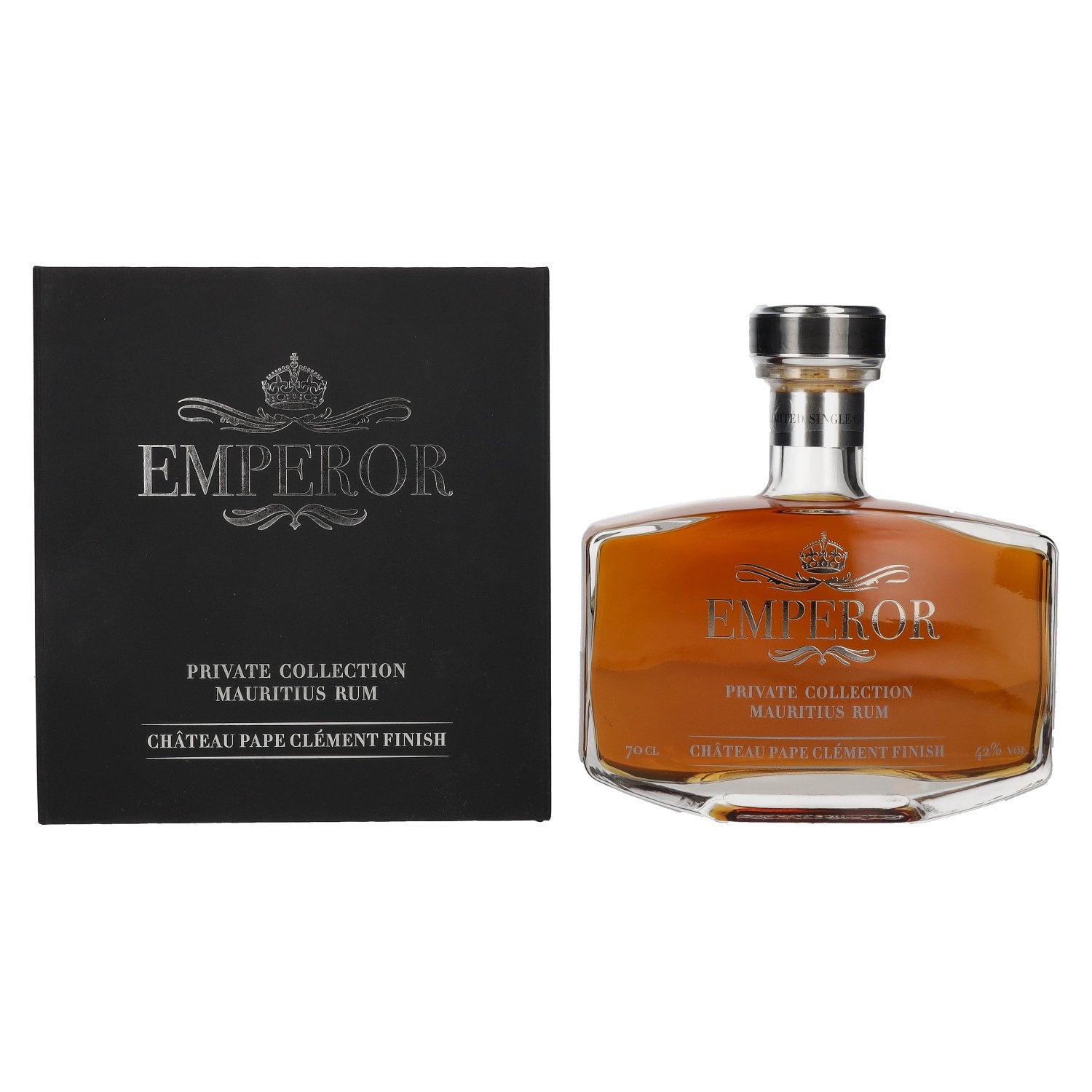 Emperor Mauritian Rum PRIVATE COLLECTION Chateau Pape Clement Finish 42% Vol. 0,7l in Giftbox