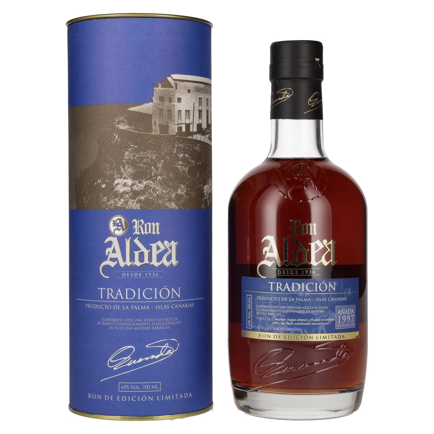 Ron Aldea TRADICION Ron de Edicion Limitada 43% Vol. 0,7l in Giftbox