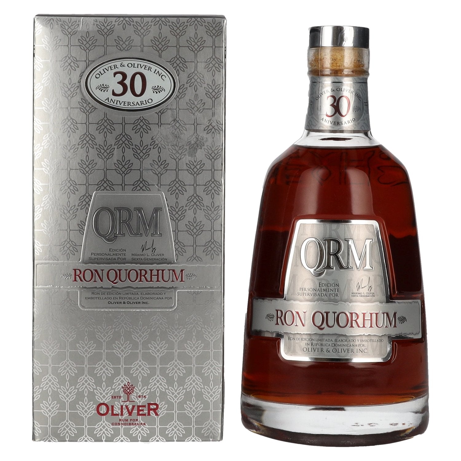 Ron Quorhum 30 Aniversario Old Vintage Rum 40% Vol. 0,7l in Giftbox