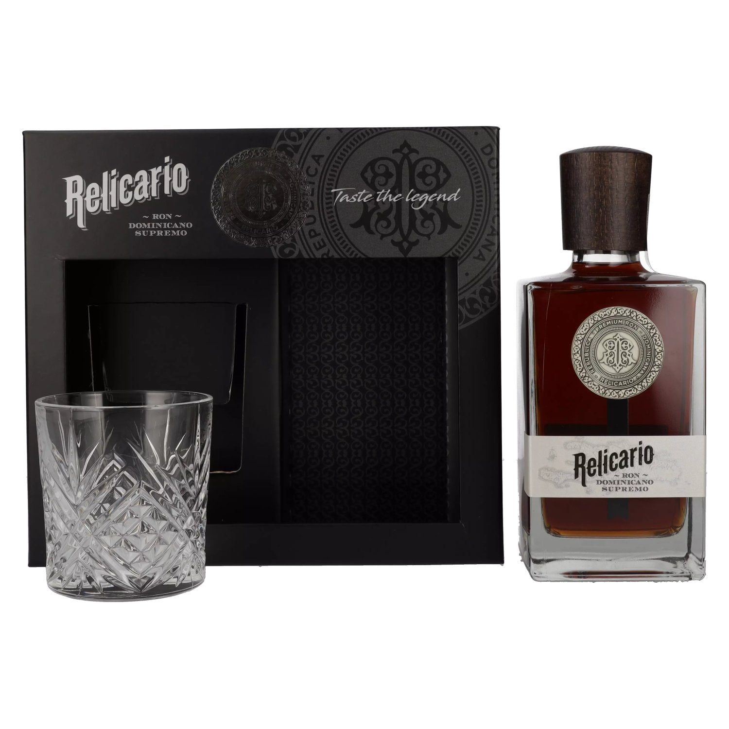 Relicario Ron Dominicano Supremo 40% Vol. 0,7l in Giftbox with glass