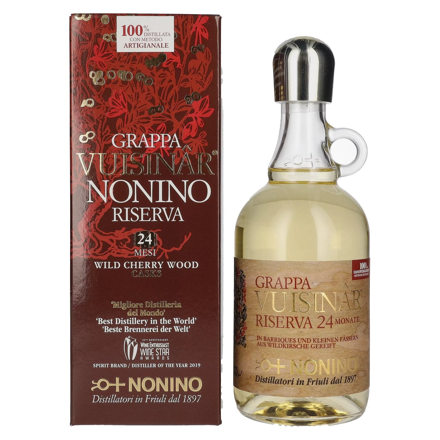 Nonino Grappa Vuisinar Riserva 24 Mesi 41% Vol. 0,7l in Giftbox