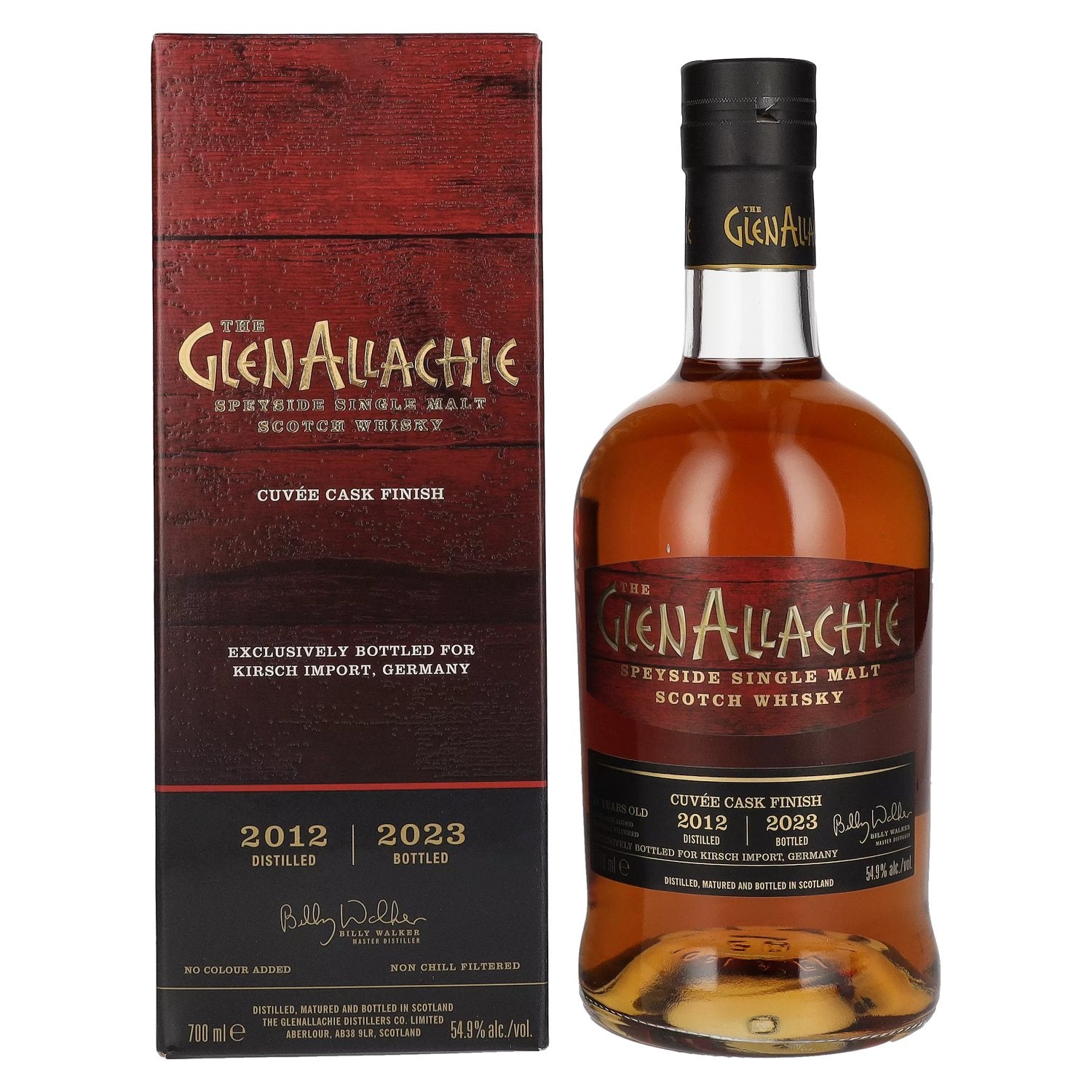 The GlenAllachie 10 Years Old Cuvee Cask Finish 2012 54,9% Vol. 0,7l in Giftbox