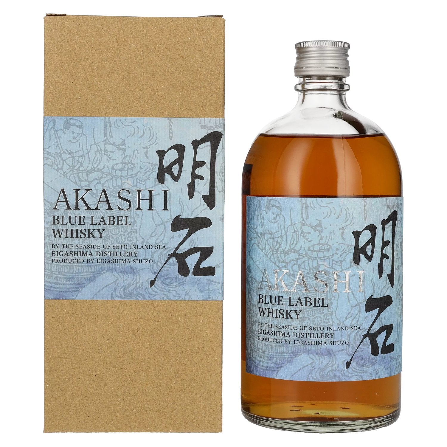 AKASHI BLUE Label Whisky GB 40% Vol. 0,7l in Giftbox