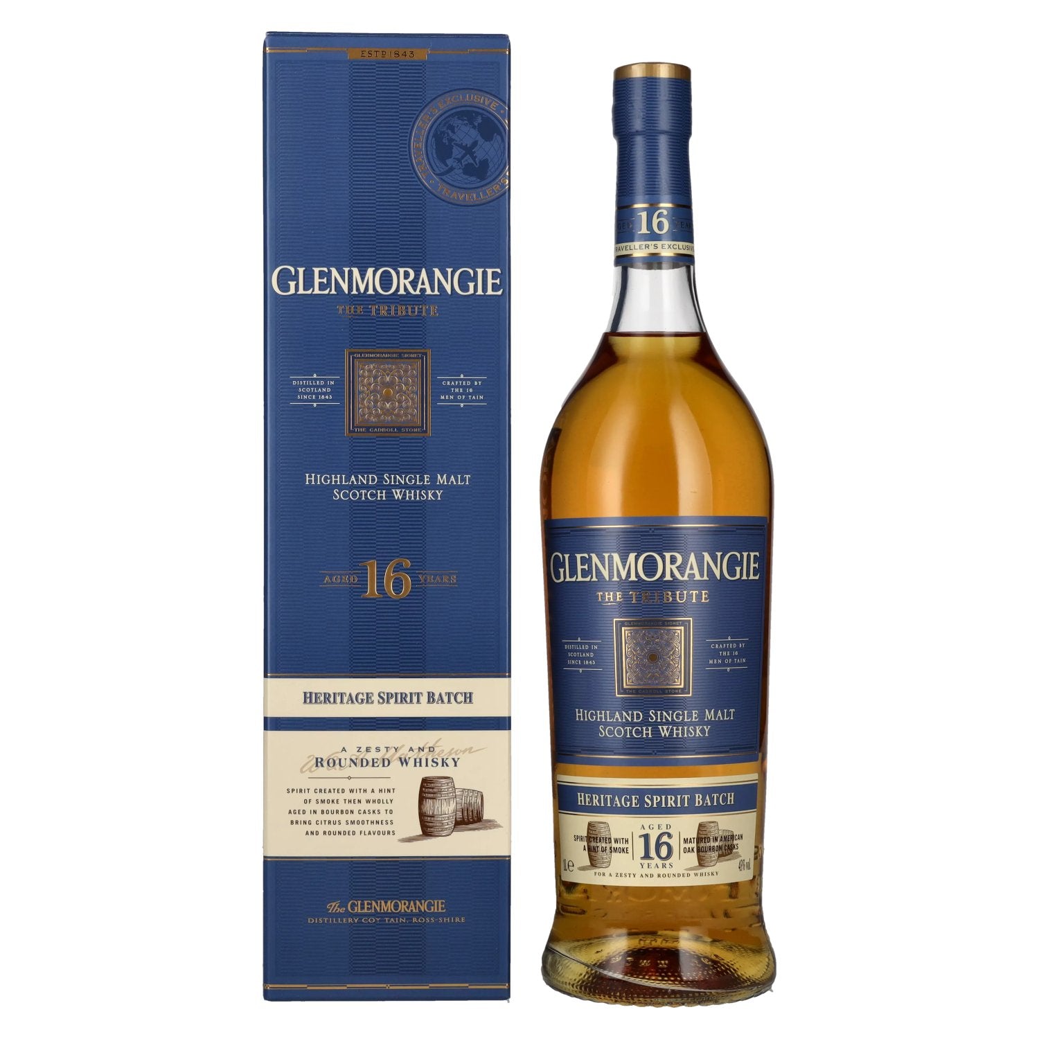 Glenmorangie The TRIBUTE 16 Years Old Heritage Spirit Batch 43% Vol. 1l in Giftbox