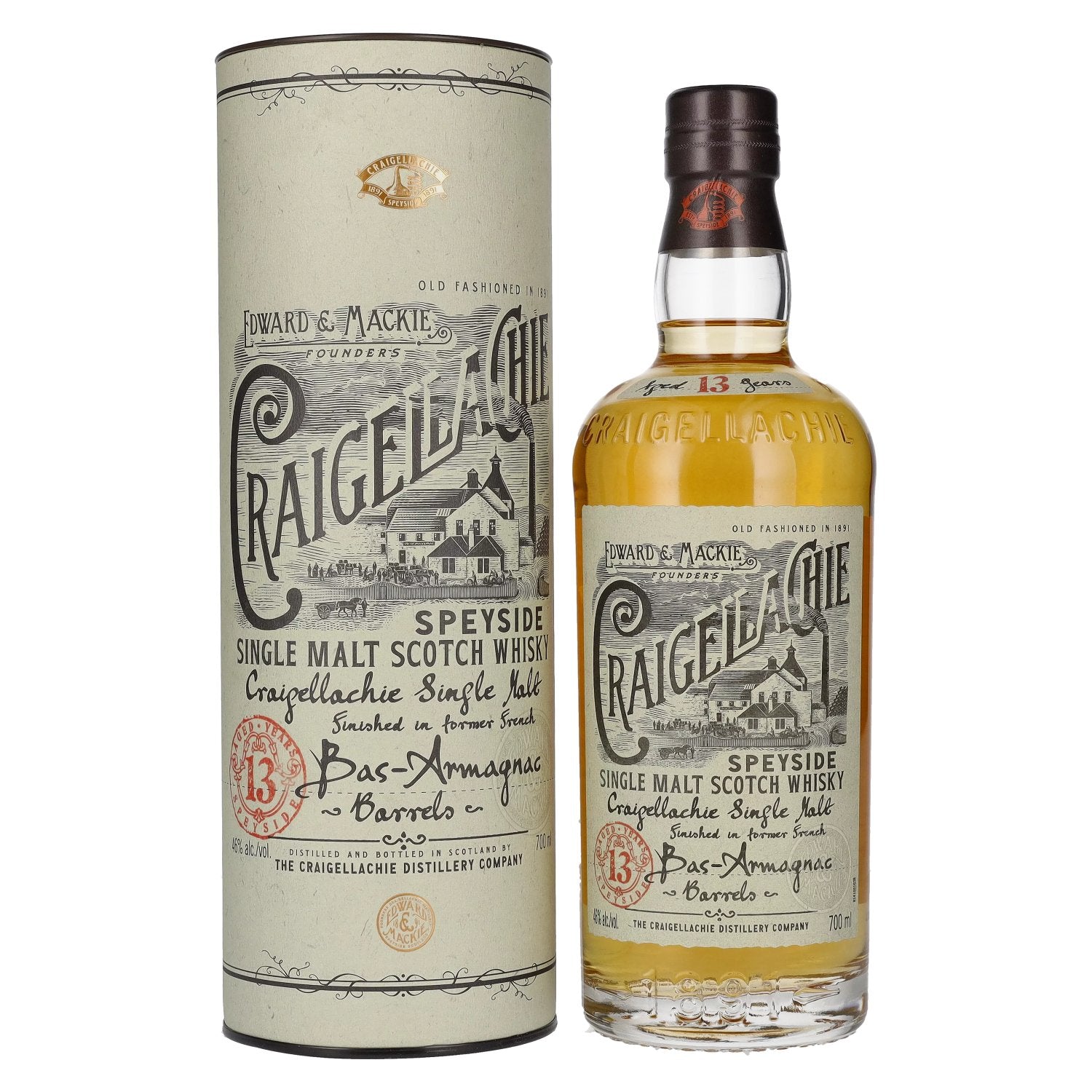 Craigellachie 13 Years Old Armagnac Cask Finish 46% Vol. 0,7l in Giftbox