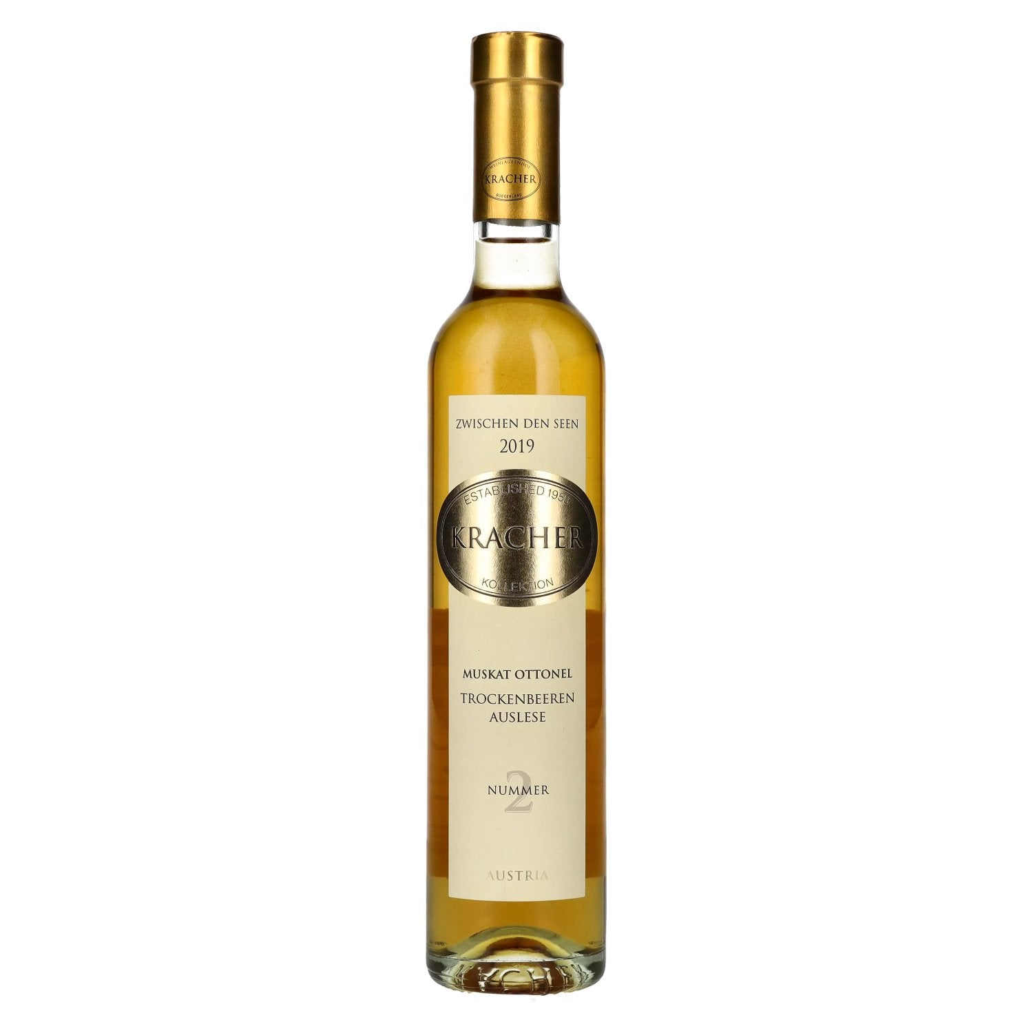 Kracher Trockenbeerenauslese Muskat Ottonel Zwischen den Seen 2019 10% Vol. 0,375l