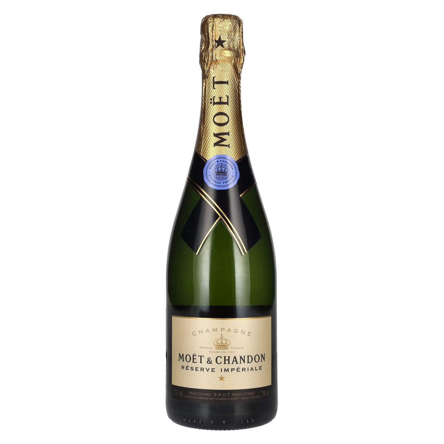 Moet & Chandon Champagne RESERVE IMPERIALE Brut 12% Vol. 0,75l