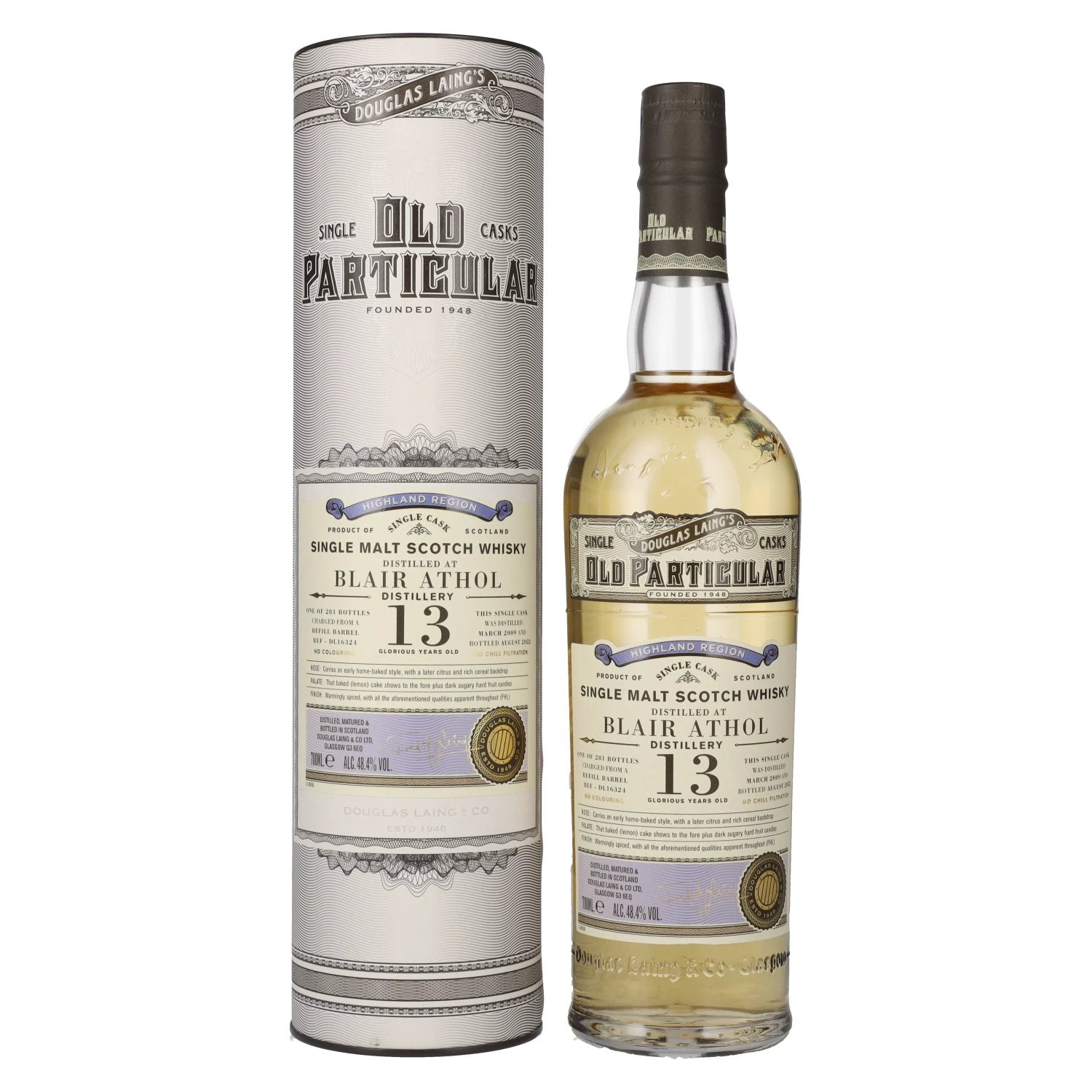 Douglas Laing OLD PARTICULAR Blair Athol 13 Years Old Single Cask Malt 2009 48,4% Vol. 0,7l in Giftbox