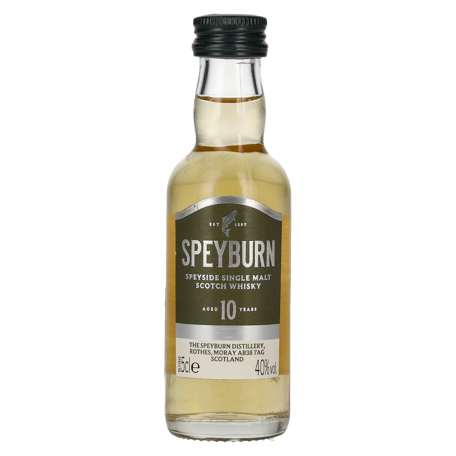 Speyburn 10 Years Old Speyside Single Malt Scotch Whisky 40% Vol. 0,05l