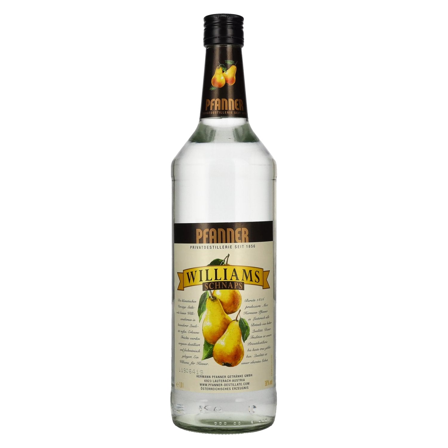 Pfanner Williams Schnaps 36% Vol. 1l