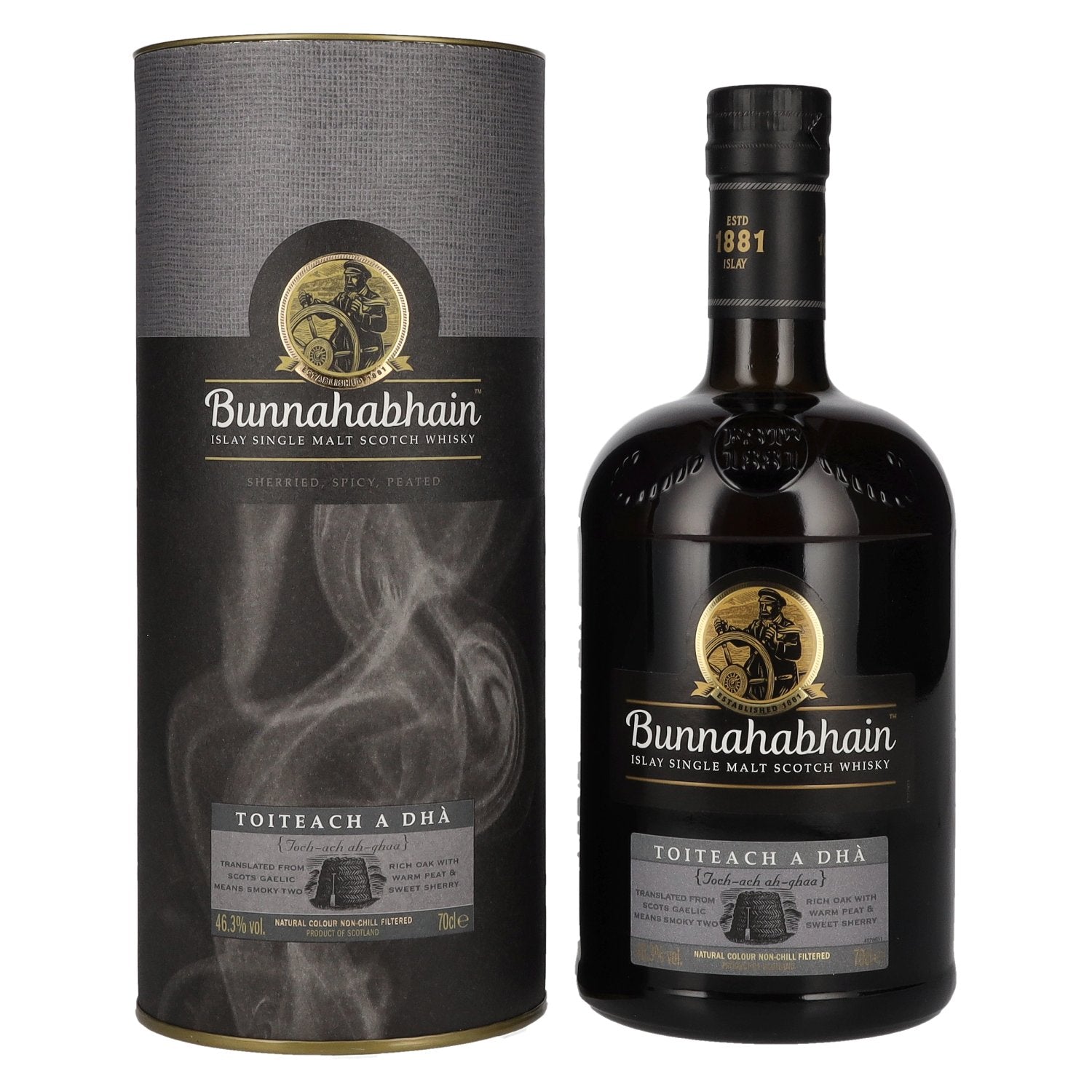 Bunnahabhain TOITEACH A DHA Islay Single Malt Scotch Whisky 46,3% Vol. 0,7l in Giftbox