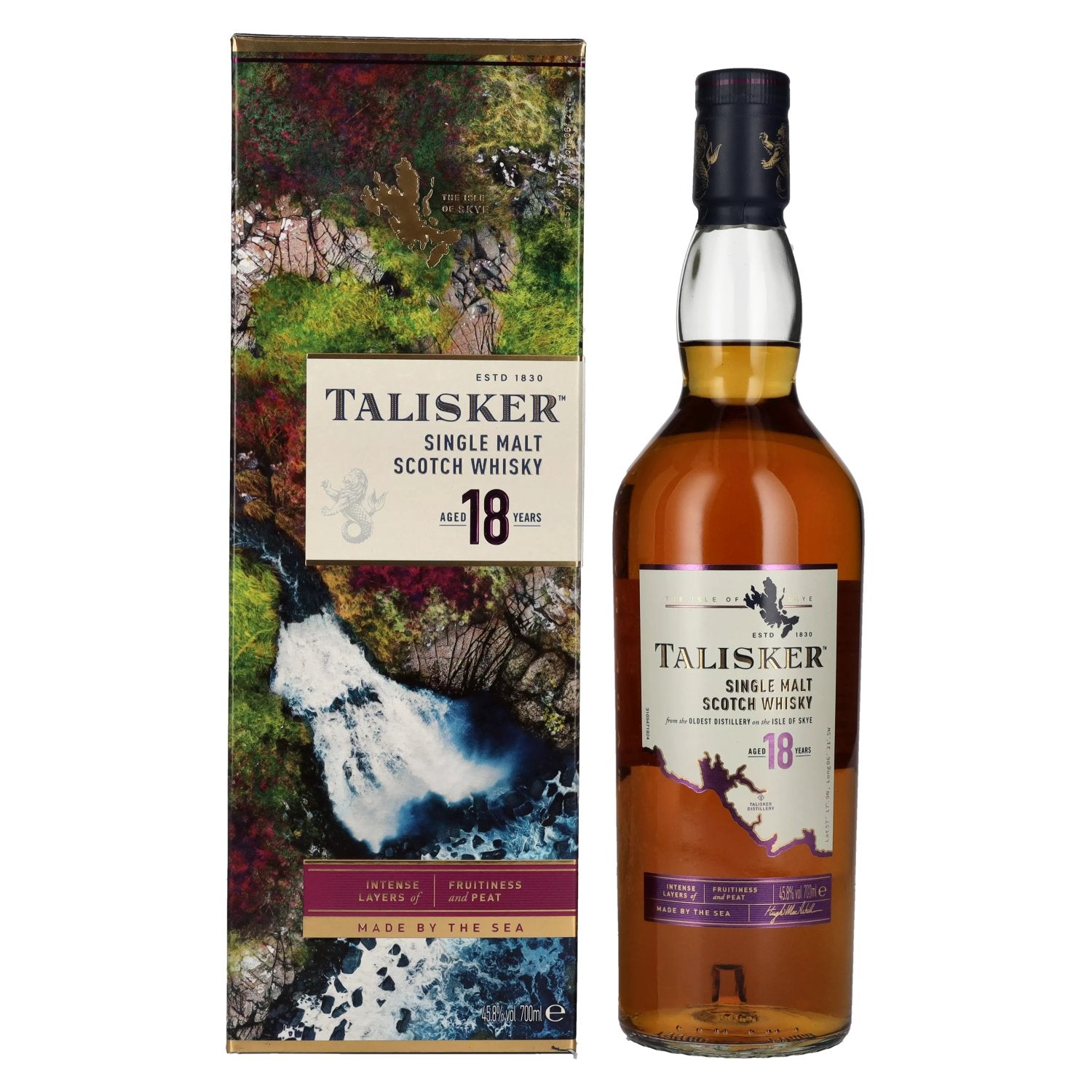 Talisker 18 Years Old Single Malt Whisky 45,8% Vol. 0,7l in Giftbox