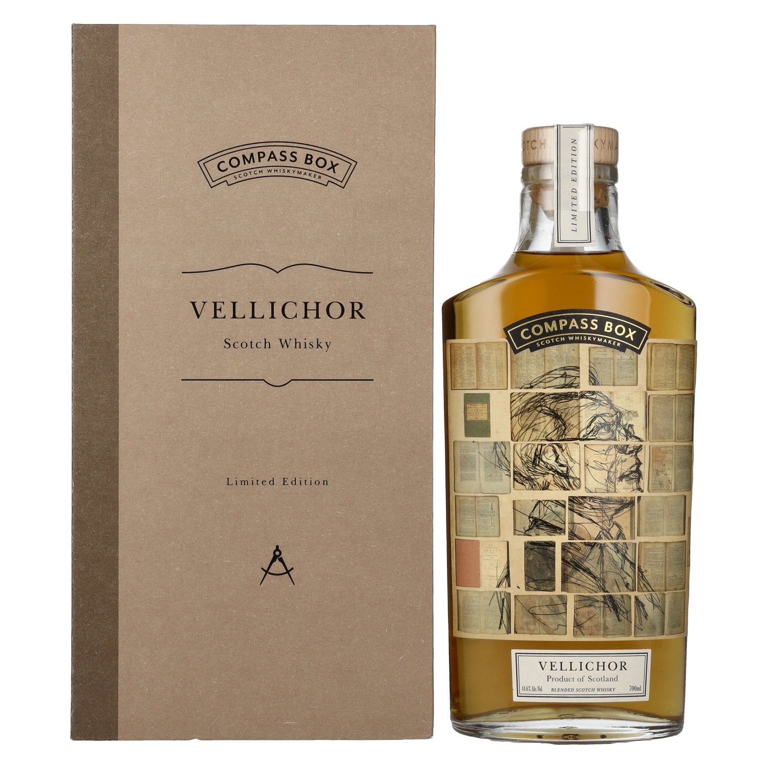 Compass Box VELLICHOR Blended Scotch Whisky 44,6% Vol. 0,7l in Giftbox