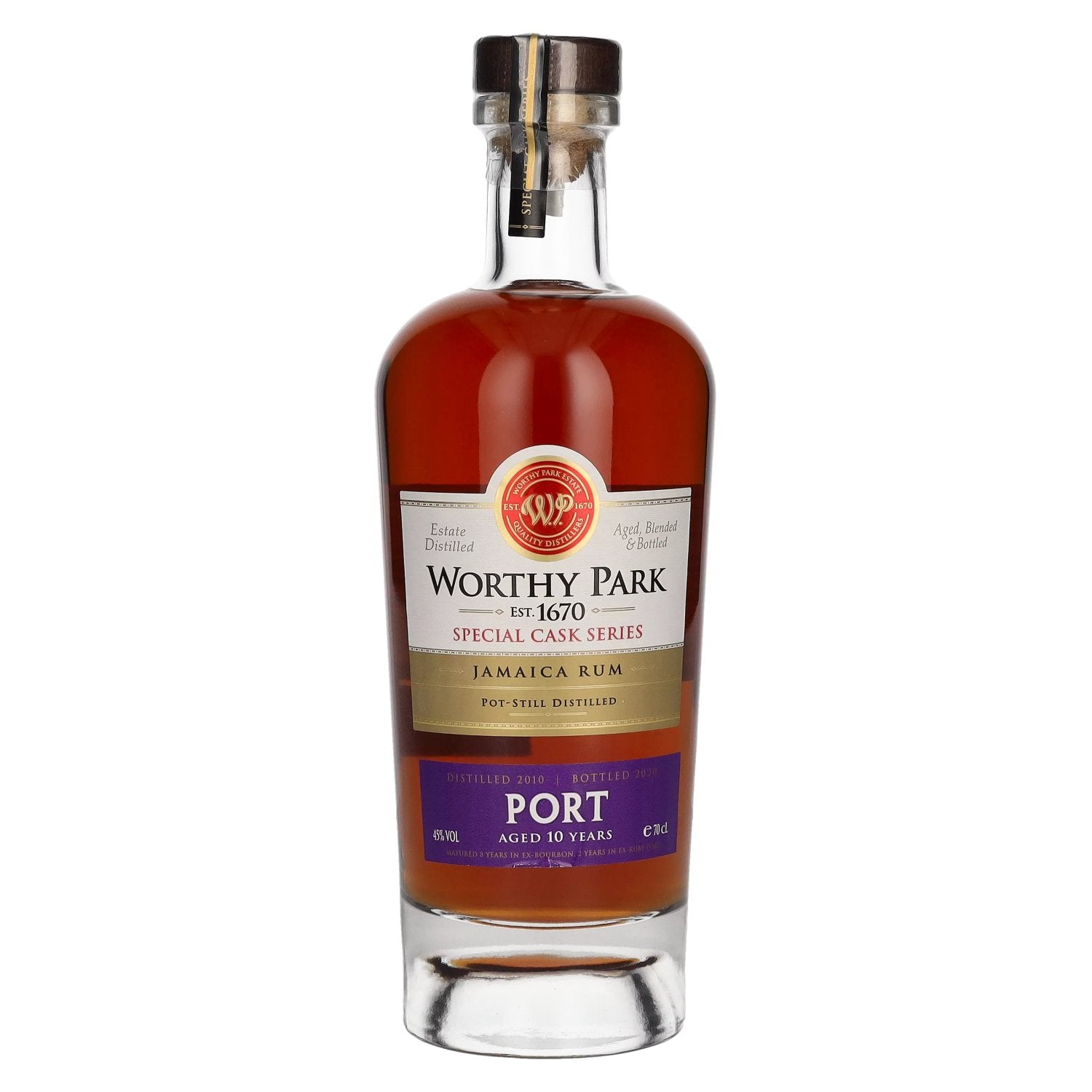 Worthy Park 10 Years Old PORT Jamaica Rum Special Cask Series 2010 45% Vol. 0,7l