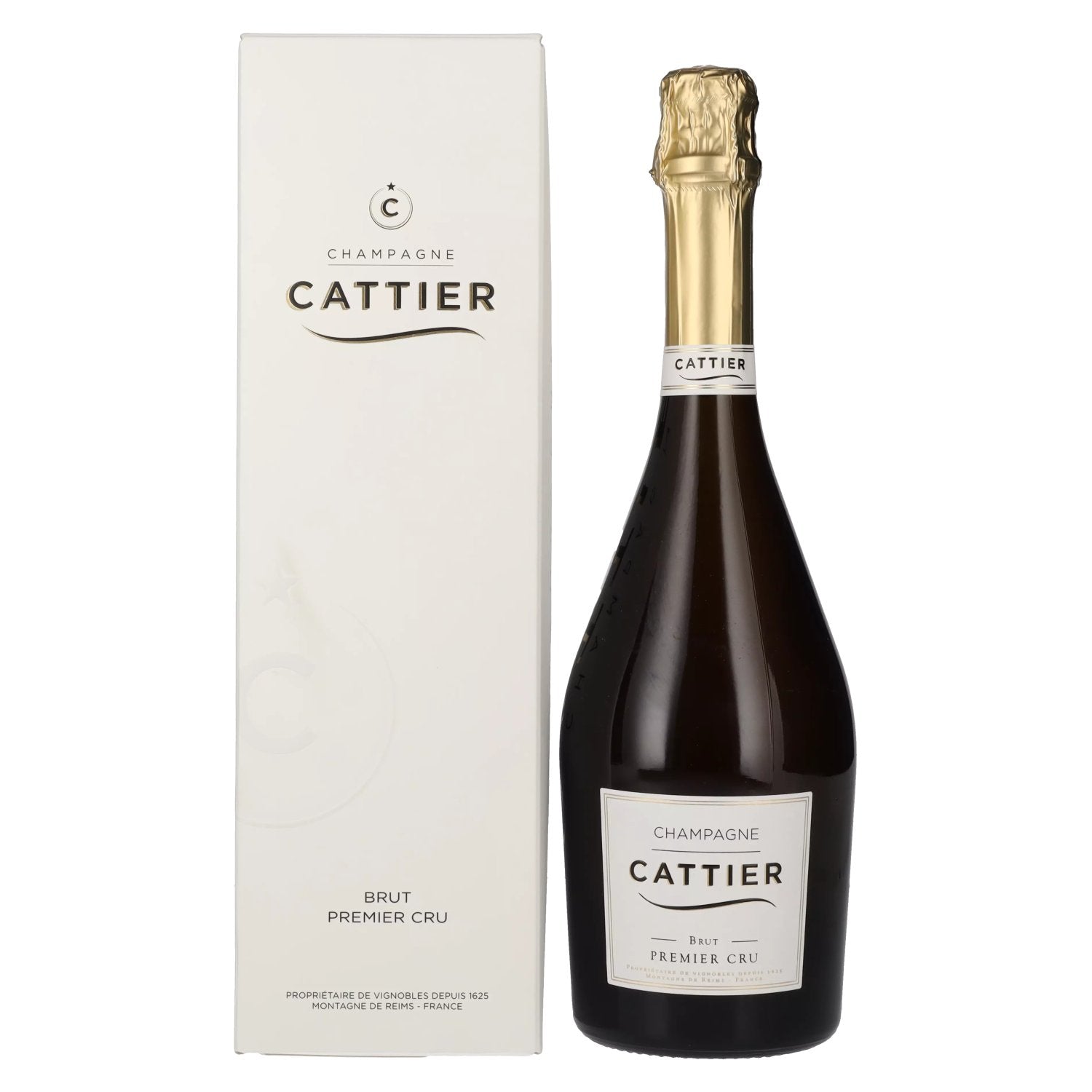 Cattier Champagne PREMIER CRU Brut 12,5% Vol. 0,75l in Giftbox