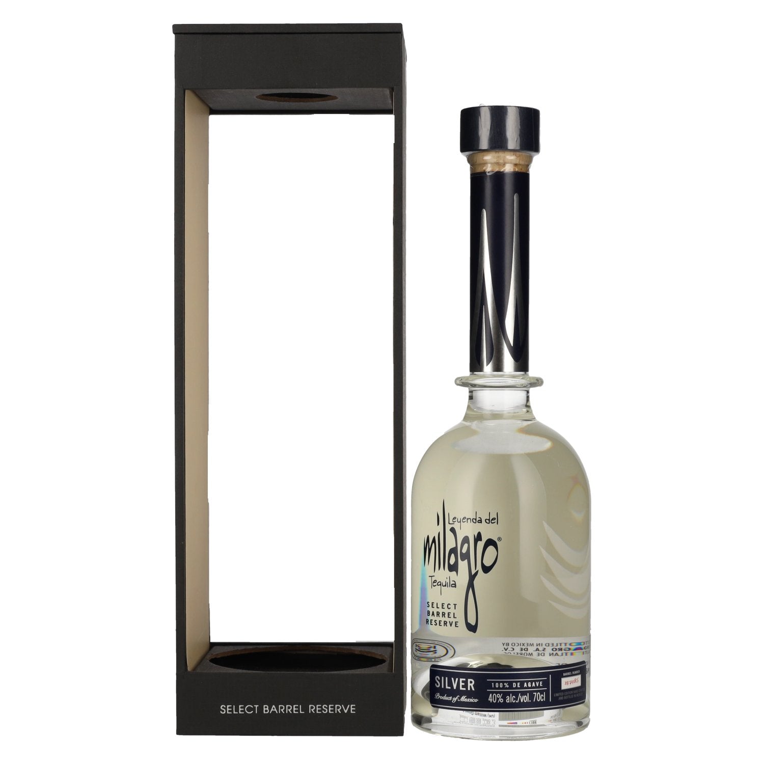 Leyenda del Milagro Tequila 100% de Agave SELECT BARREL SILVER 40% Vol. 0,7l in Giftbox