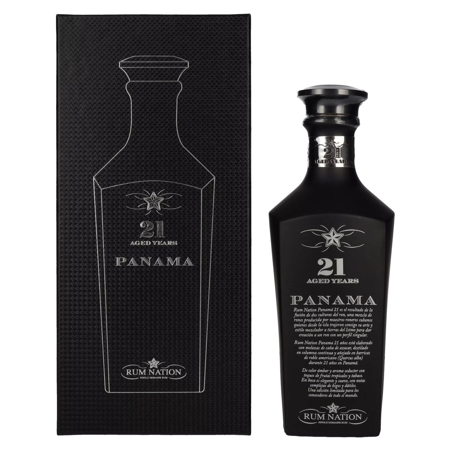 Rum Nation Panama 21 Years Old Black Edition 43% Vol. 0,7l in Giftbox