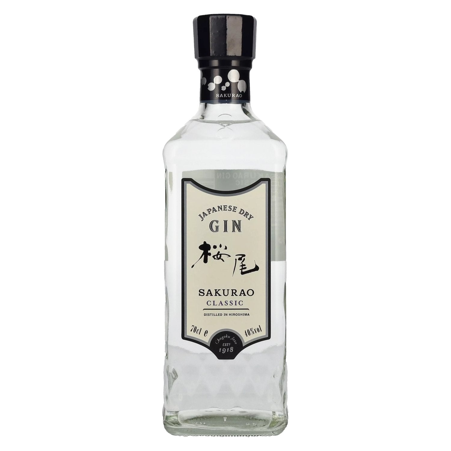 Sakurao Japanese Dry Gin CLASSIC 40% Vol. 0,7l