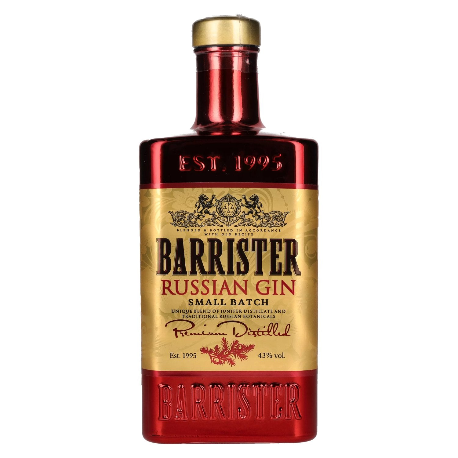 Barrister Russian Gin Small Batch 43% Vol. 0,7l