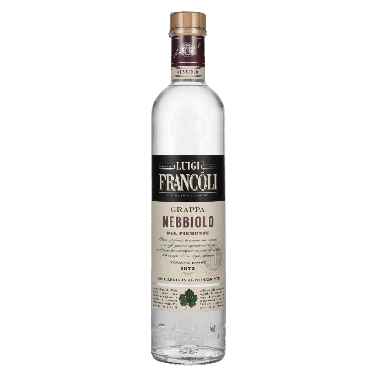 Luigi Francoli Grappa di Nebbiolo 41,5% Vol. 0,7l