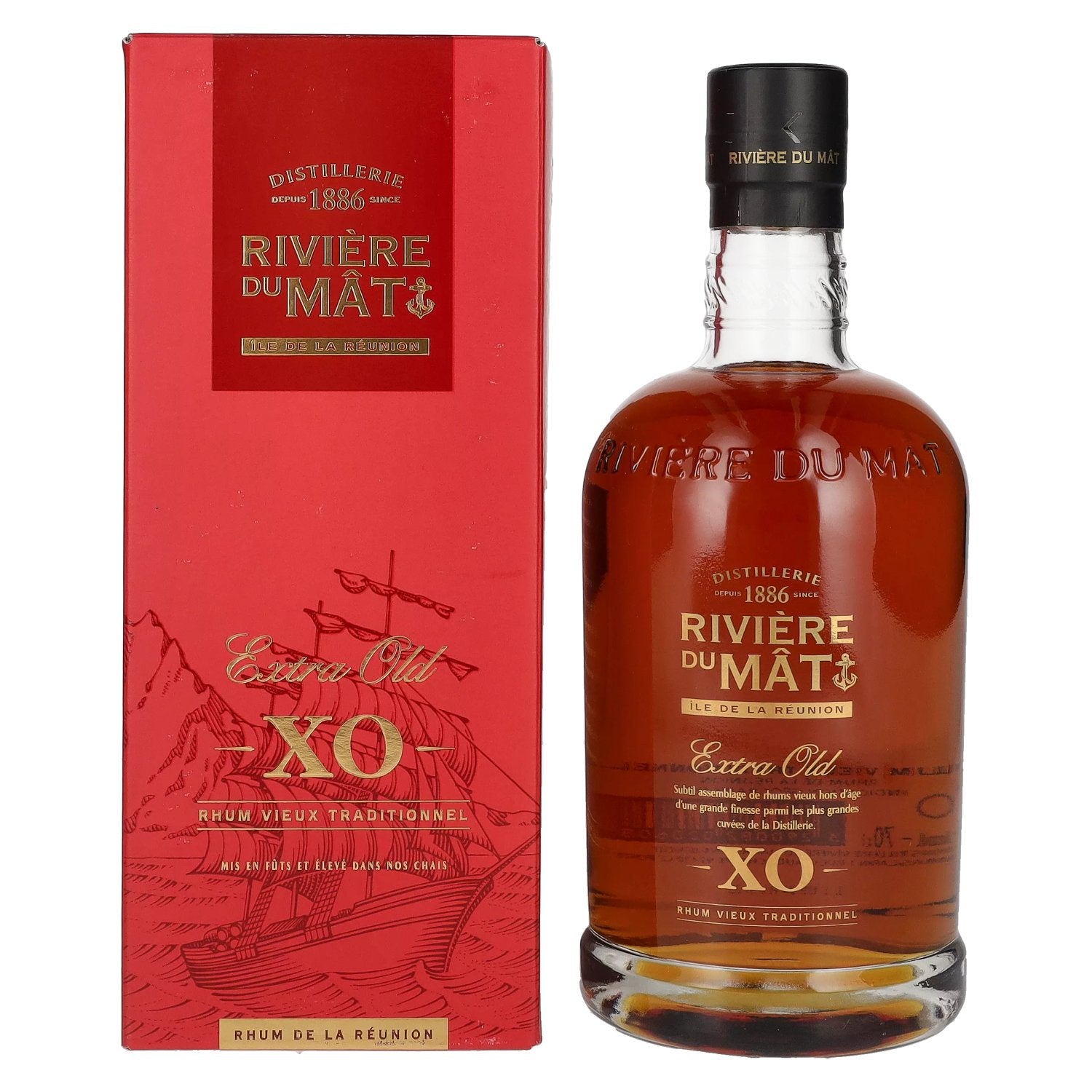 Riviere Du Mat Rhum Vieux Traditionnel XO 42% Vol. 0,7l in Giftbox