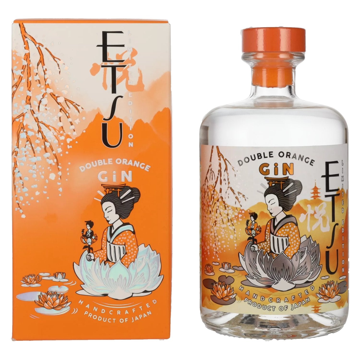 Etsu Gin DOUBLE ORANGE Limited Edition 43% Vol. 0,7l in Giftbox