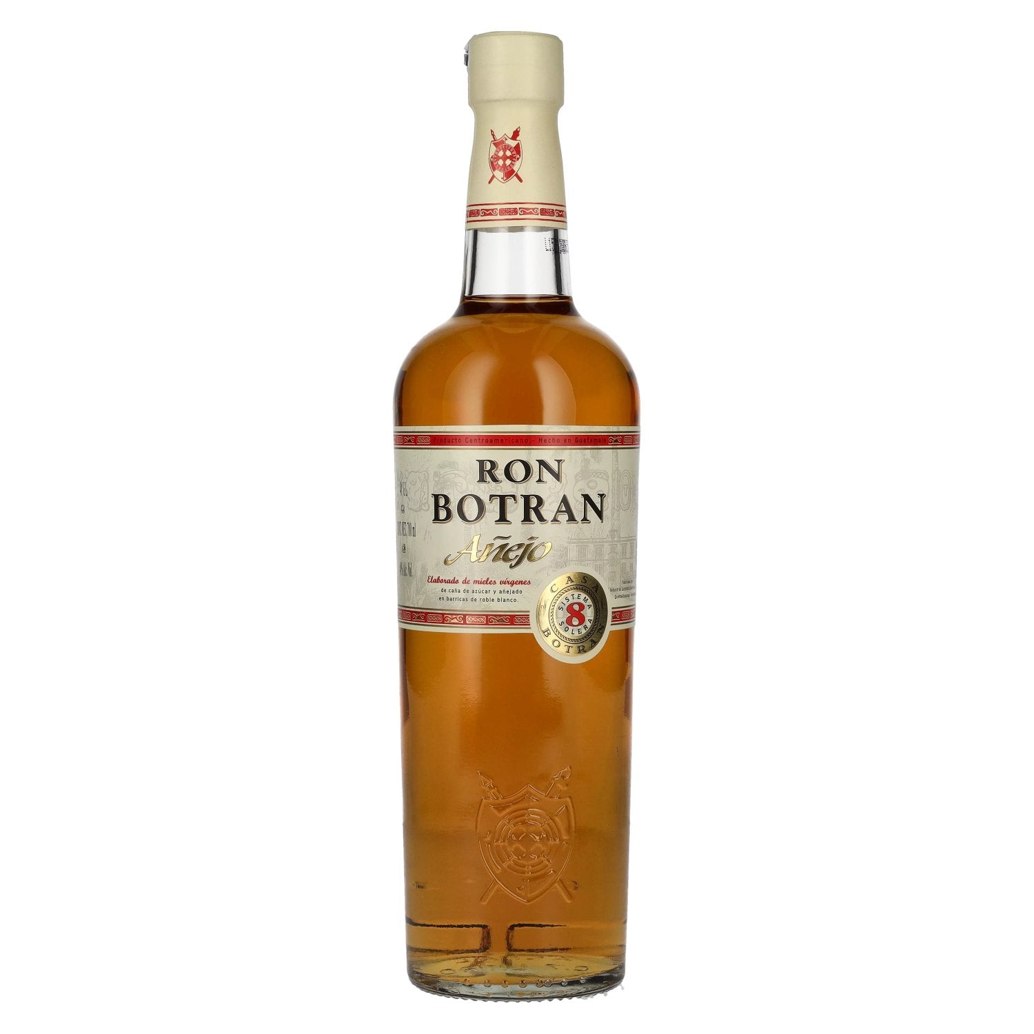 Botran Ron Anejo 8 Sistema Solera - Old Design 40% Vol. 0,7l