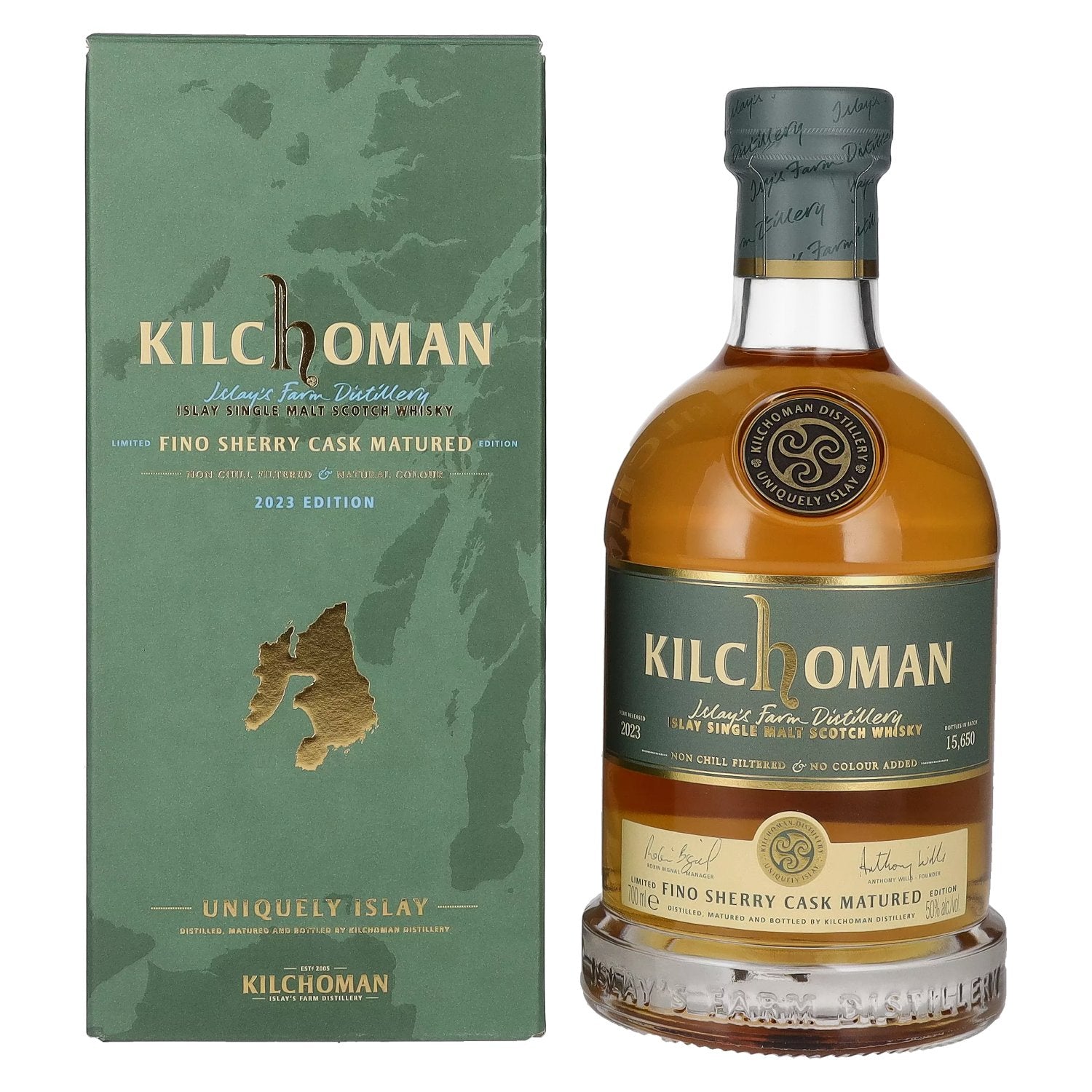 Kilchoman Fino Sherry Cask Matured 50% Vol. 0,7l in Giftbox