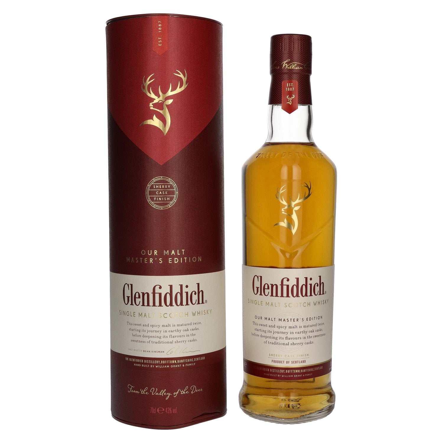 Glenfiddich MALT MASTER'S EDITION Single Malt Scotch Whisky 43% Vol. 0,7l in Giftbox