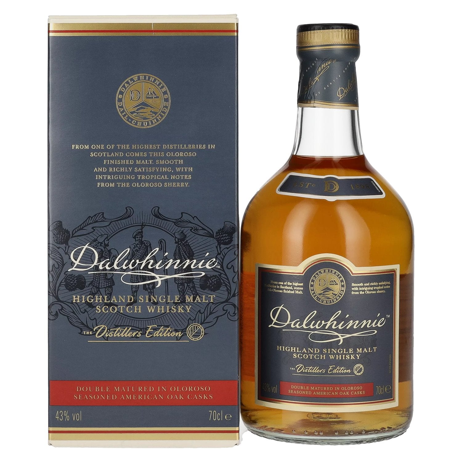 Dalwhinnie The Distillers Edition Double Matured 43% Vol. 0,7l in Giftbox