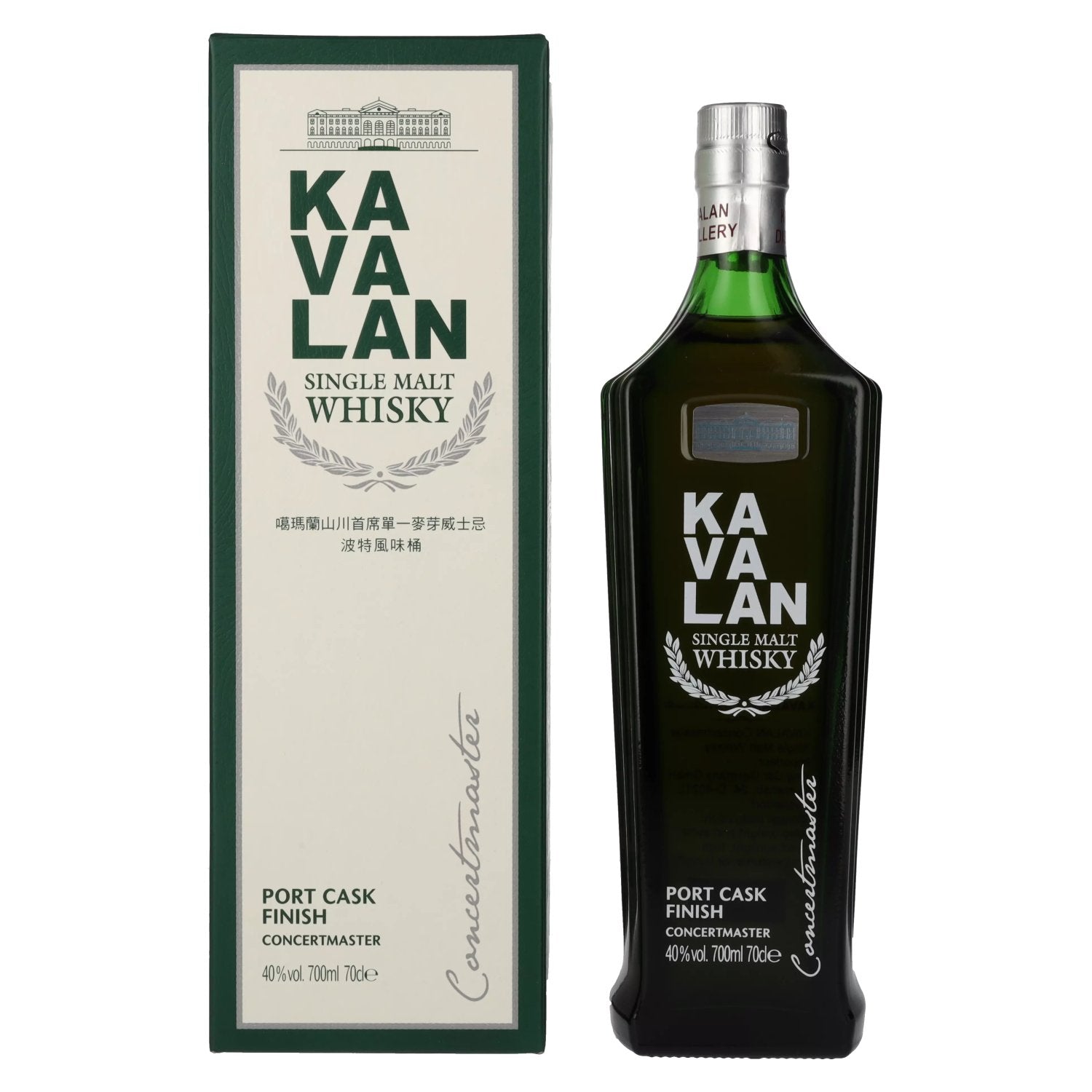 Kavalan CONCERTMASTER Port Cask Finish 40% Vol. 0,7l in Giftbox