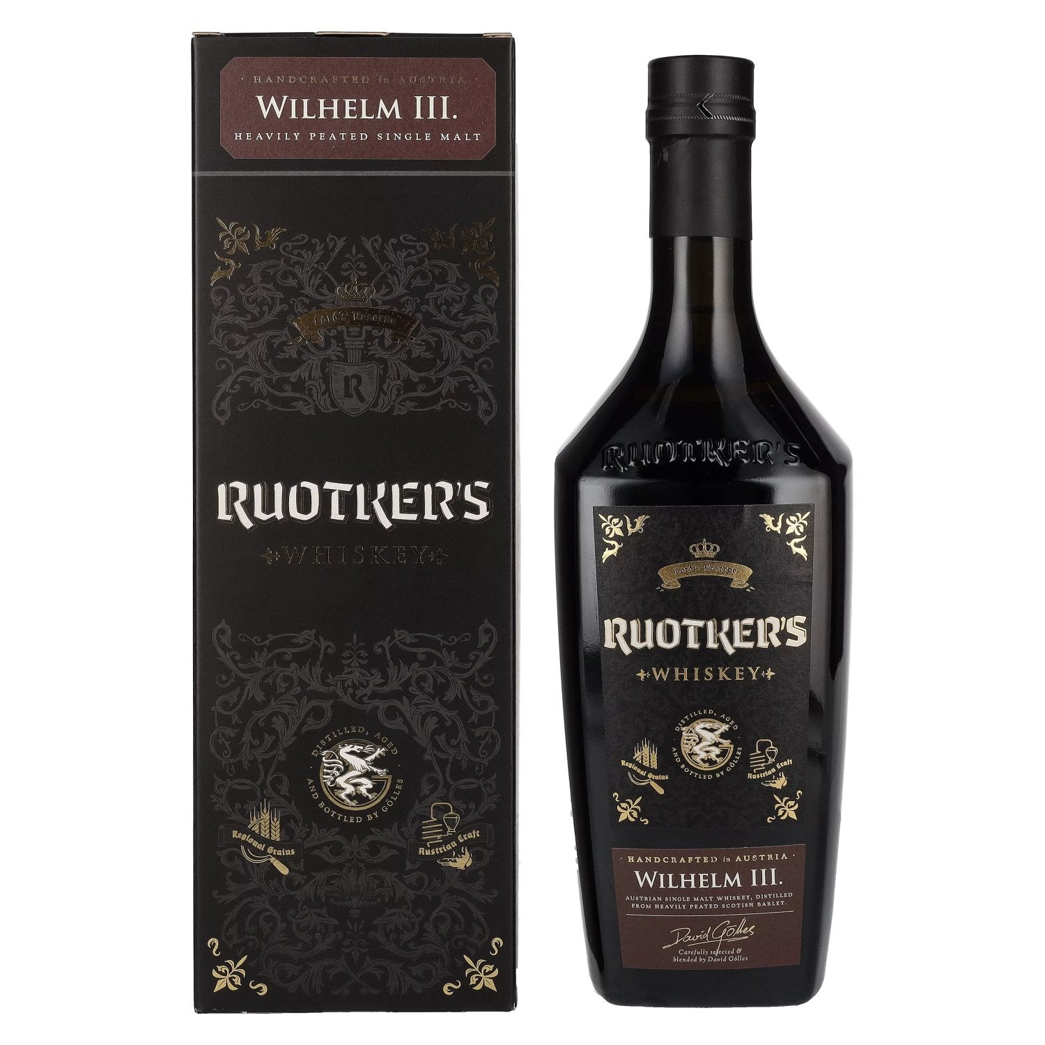 Ruotker's WILHELM III. Whiskey 46% Vol. 0,7l in Giftbox