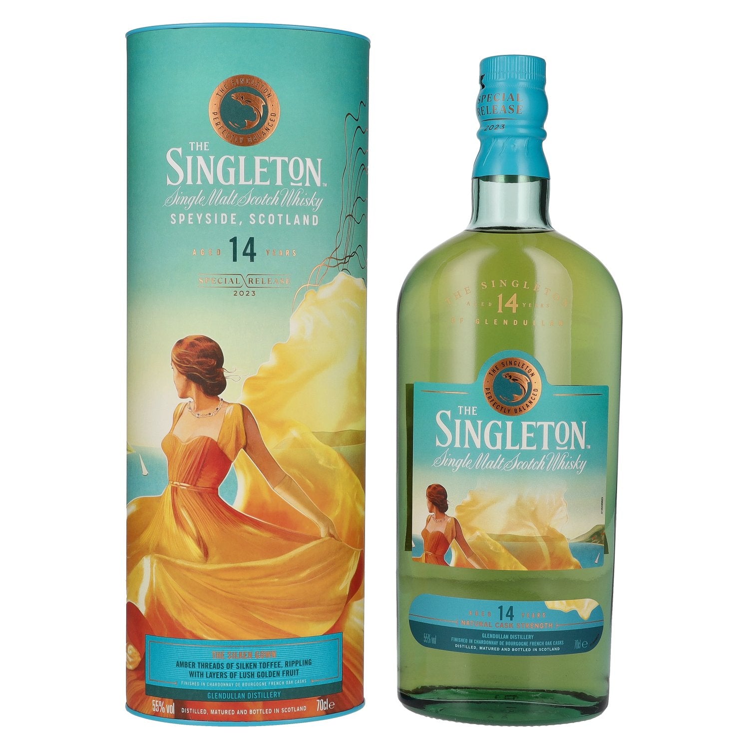 The Singleton 14 Years Old The Silken Gown Speyside Single Malt Special Release 2023 55% Vol. 0,7l in Giftbox